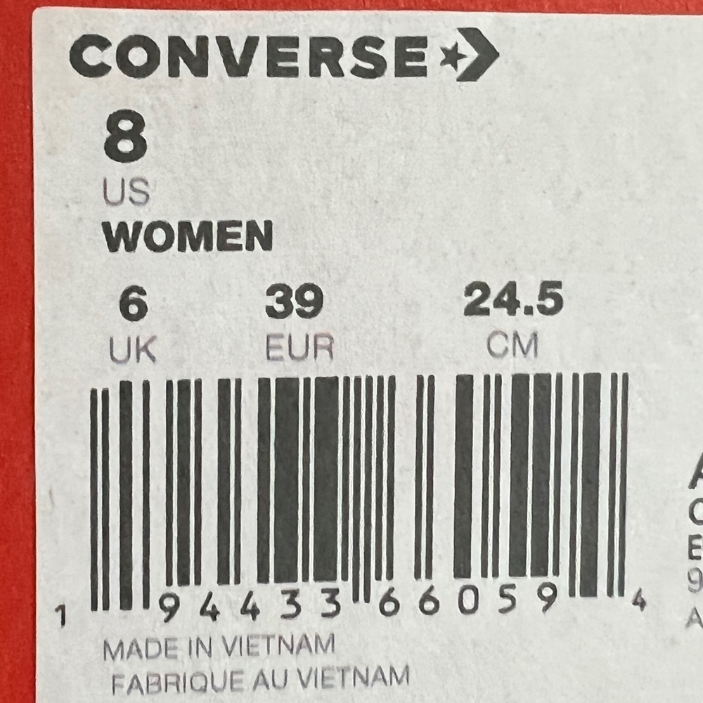 NWT Converse Chuck 70 Bright Embroidery Women’s Shoes - Picture 8 of 8